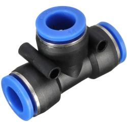 T Union Pneumatic Pipe Fitting Connector 8mm