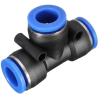 T Union Pneumatic Pipe Fitting Connector 8mm