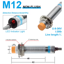 Sensori Induktiv Proximity LJ12A3-4-Z/AX NPN NC – M12
