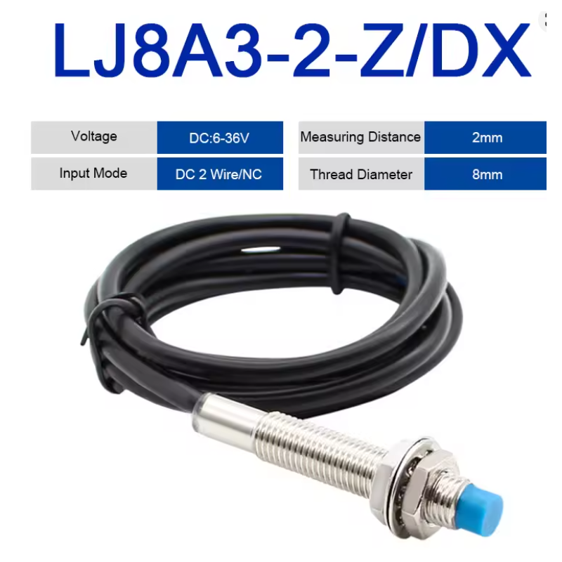 LJ8A3-2-Z/DX Inductive Proximity Sensor – NPN NO