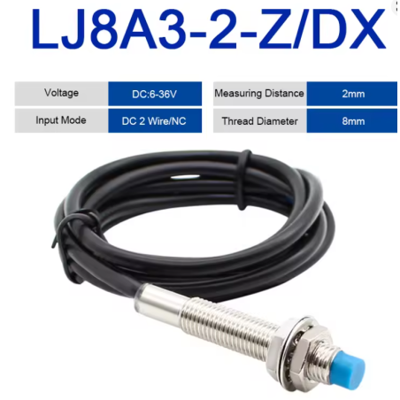 LJ8A3-2-Z/DX Inductive Proximity Sensor NPN NO 2mm M8 Industrial Automation Sensor | Smarttronik