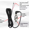Sensor Presioni 0-10 Bar, 4-20mA, DC24V, IP68, G1/4"