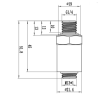 Pressure Transducer 0-10 Bar 4-20mA DC24V IP68 G1/4" | Sensor Presioni për Pompa me Inverter dhe Hidroforë