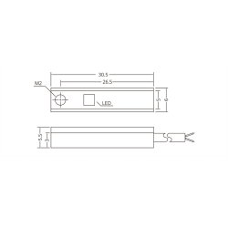 Sensor Magnetik Reed D-Z73 2-Telësh 24VDC | Smarttronik Kosovë Prishtinë