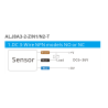 Sensor Induktiv NPN NC ALJ8A3-2-Z/N2-T 2mm M8 | Smarttronik Kosovë Prishtinë