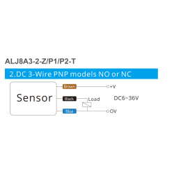 Sensor Induktiv PNP NO ALJ8A3-1-Z/P1-T 1mm M8 | Smarttronik Kosovë Prishtinë