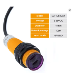Sensor Fotoelektrik NPN NO E3F-DS30C4 30cm M18 | Smarttronik Kosovë Prishtinë