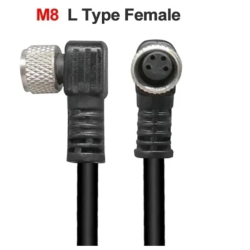 Konektor M8 Female 4-Pin L-Type 2m | Smarttronik Kosovë Prishtinë