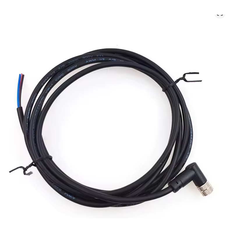 Konektor M8 Female 3-Pin L-Type 2m | Smarttronik Kosovë Prishtinë