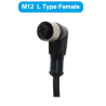 Konektor M12 Female 4-Pin L-Type 2m | Smarttronik Kosovë Prishtinë