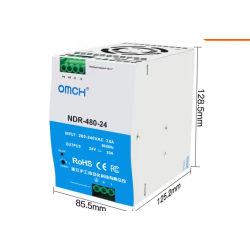 Furnizues Energjie DIN Rail 24V 20A 480W NDR-480-24 | Smarttronik Kosovë Prishtinë