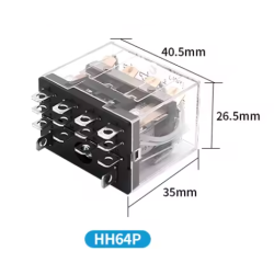 Rele OMCH HH64PL LY4 24V 10A 4PDT 14-Pin | Smarttronik Kosovë Prishtinë