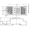 Bazë Releje PYF-14A 14-Pin DIN Rail | Smarttronik Kosovë Prishtinë