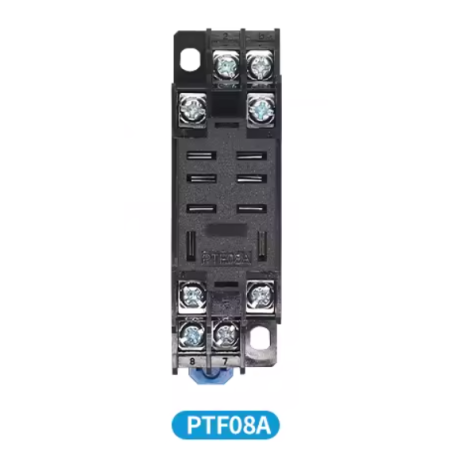 Bazë Releje PTF-08A 8-Pin DIN Rail DPDT | Smarttronik Kosovë Prishtinë