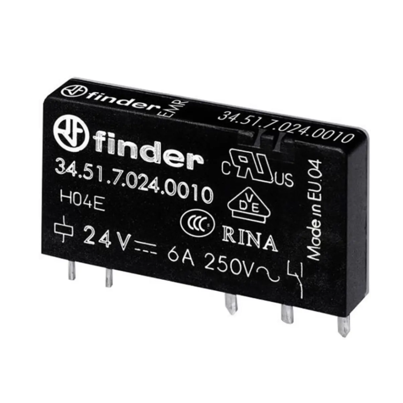Rele FINDER 34.51.7.024.0010 24VDC 6A SPDT | Smarttronik Kosovë Prishtinë
