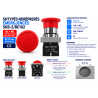 Buton Emergjence NC+NO Ø22mm SKB-2/BE102-101 | Smarttronik