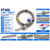 Sensor Temperature PT100 –100/+400°C SS304 50mm | Smarttronik Kosovë