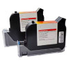24.5 mm black solvent ink cartridge, fast-drying for TIJ printers