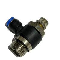 Valvul Kontrolli Fluksi Pneumatik PC 8mm M10 - Tub 8mm