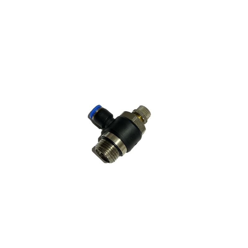 Valvul Kontrolli Fluksi Pneumatik PC 8mm M10 - Tub 8mm
