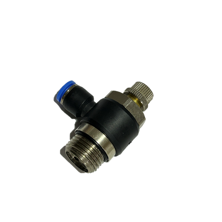 Valvul Kontrolli Fluksi Pneumatik PC 8mm M10 - Tub 8mm