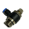 Valvul Kontrolli Fluksi Pneumatik PC 8mm M10 - Tub 8mm