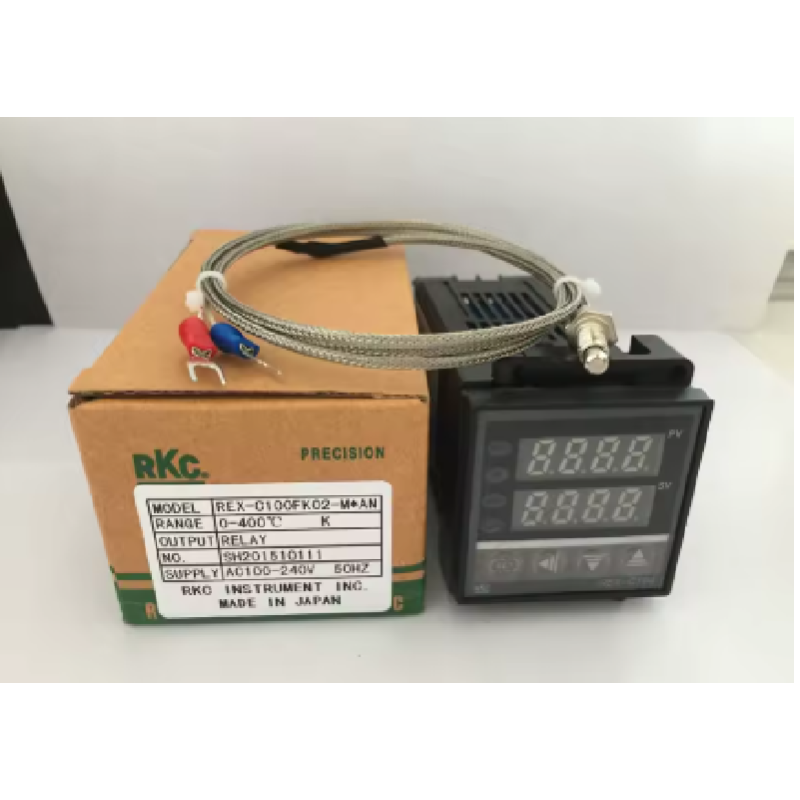 Kontrollues digjital PID i temperaturës RKC REX-C100 (Dual), me termokupl K, dalje releje / dalje SSR. Kosove, Prishtine